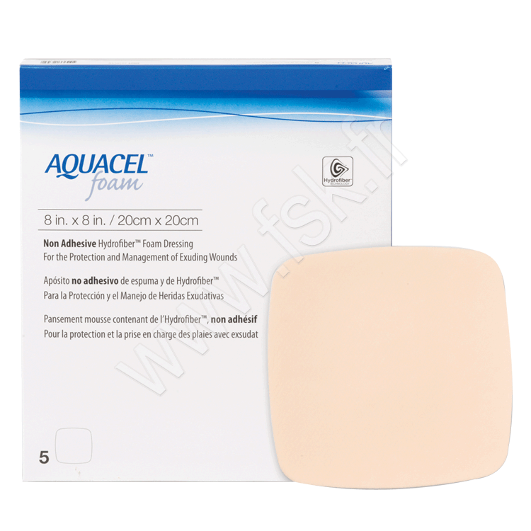 PW00828 Pansement Hydrofibre: Aquacel Foam Non Adhésif