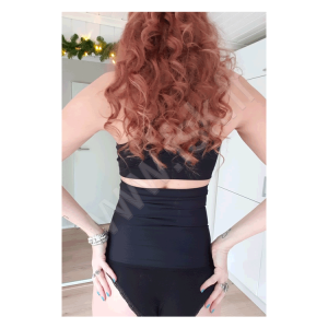 Ceinture de maintien noire unisexe Sous V&ecirc;tement de Maintien